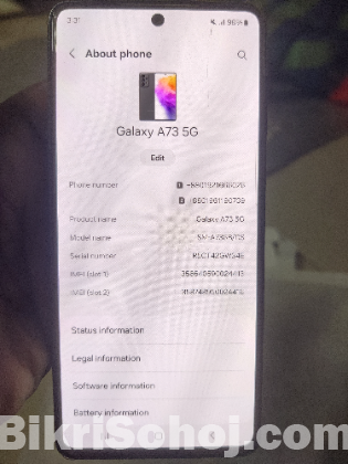 Samsung galaxy A73 5g